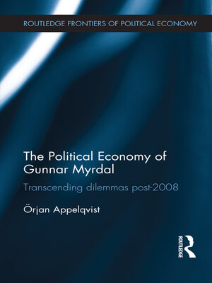 cover image of The Political Economy of Gunnar Myrdal